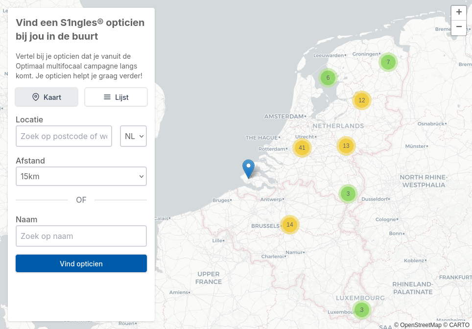 Storelocator map preview